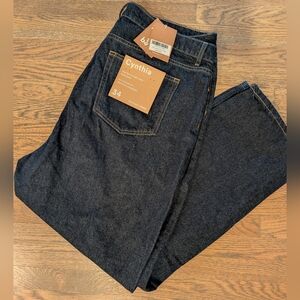 Reformation Cynthia High Rise Straight Jeans Blue - Size 34